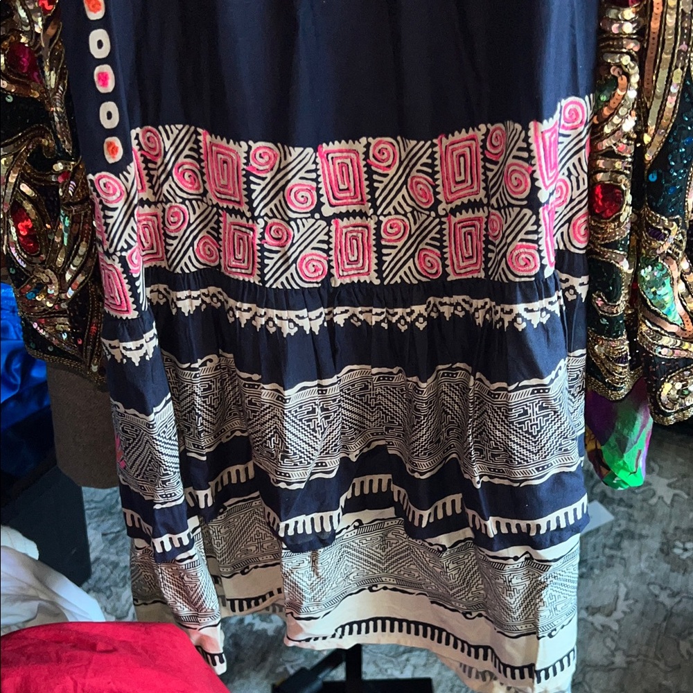 Norblack Norwhite anthropologie bohemian dress - Picture 5 of 6